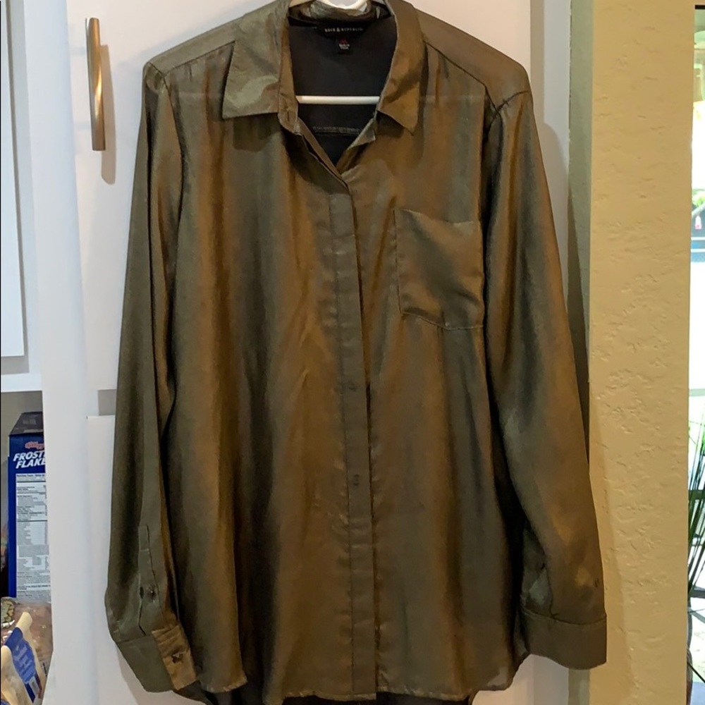 Rock and Republic, extra large long sleeve blouse